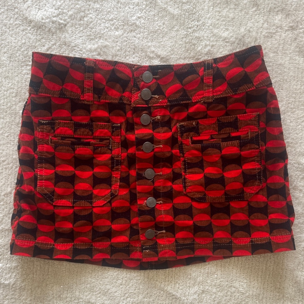 Free People Corduroy Mini Skirt